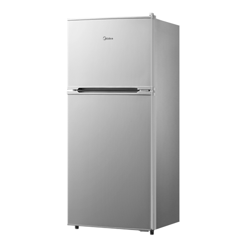 美的小冰箱家用112小型双门家用租房宿舍办公室迷你冰箱BCD-112CM