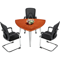 大匠杉 会议桌培训桌椅组合 1200*1200*760mm1桌3椅