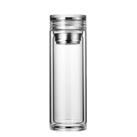 铁洋 水晶盖双层玻璃杯 450ML 个