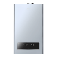 美的(Midea)双变频省气 一级能效 低噪冷凝式燃气壁挂炉 天然气供暖 家用地暖采暖锅炉LL1PBD24-R53