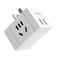 得力33636转换器_3组+2U_彩盒装(白) 单位/个