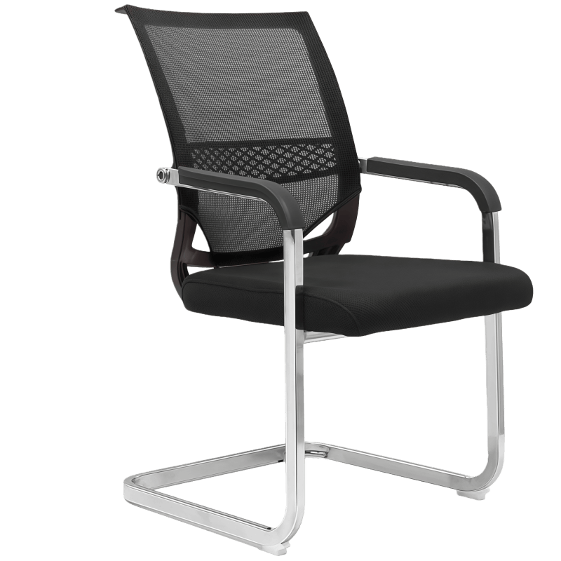 鑫木樽办公椅黑色把