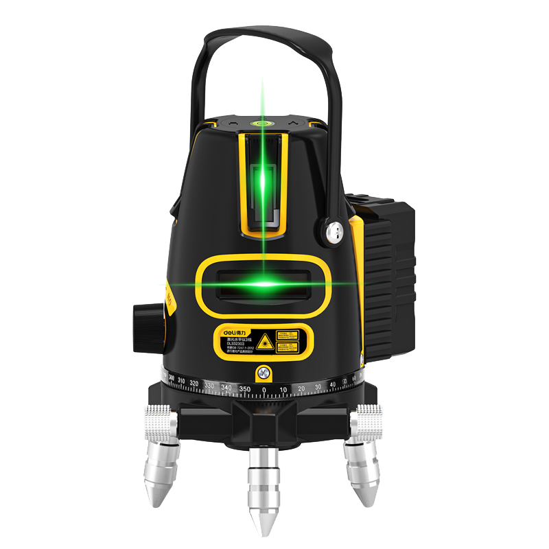 得力(deli)LD绿光水平仪激光3线红外线水平仪强光打线投线量房装修 DL332303 单位/台