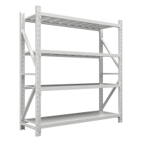 臻远 ZY-AXL-08 四层货架 主架 灰白色 2000*600*2000