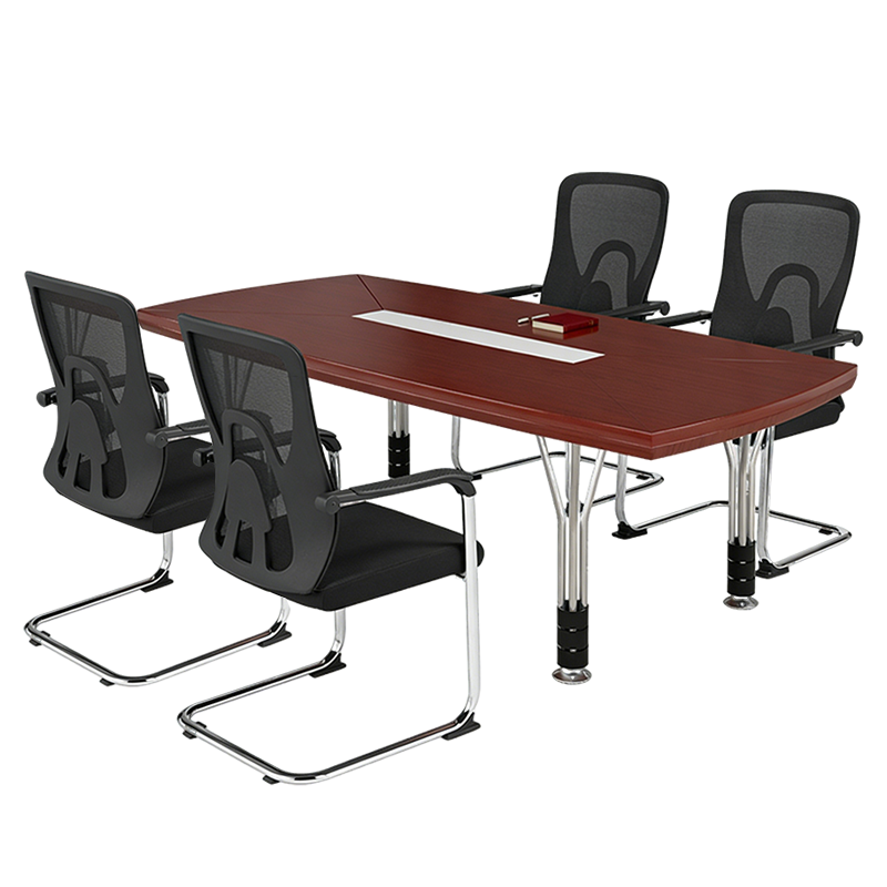 大匠杉 会议桌培训桌椅组合 2400*1200*760mm1桌4椅