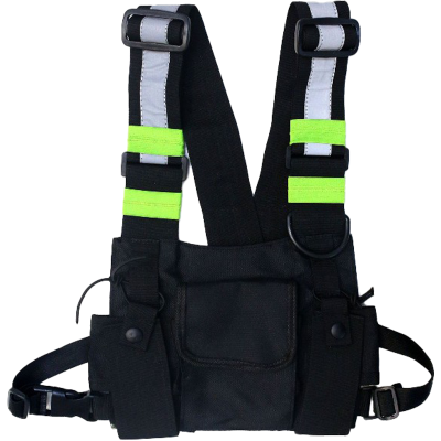 斯赞 对讲机电子设备收纳胸包 23*5*18cm 个