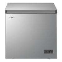 海尔(Haier)200升 家用卧式冰柜 冷柜 小冰箱 减霜80% -30度深冷速冻 一级能效 断电保护