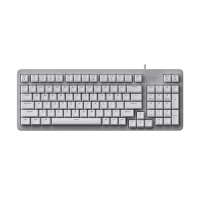 罗技K848有线机械键盘白色Gasket缓震结构五彩背光98键竞技游戏优选