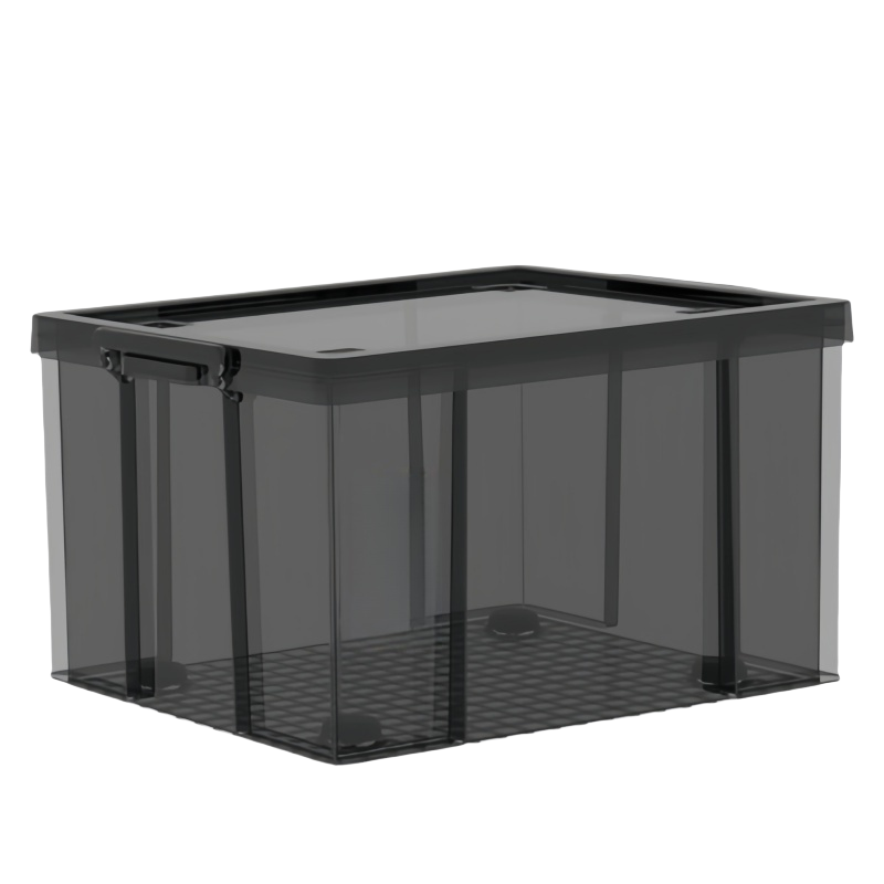 铁洋 透明直角抗压收纳箱 25L(44*29.2*24cm) 个