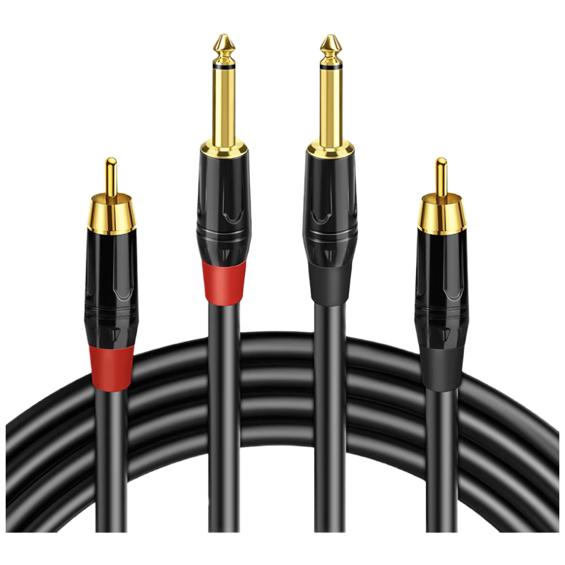 北山雀3.5mm转6.35mm公对公音频线 10米 BSQ-K194