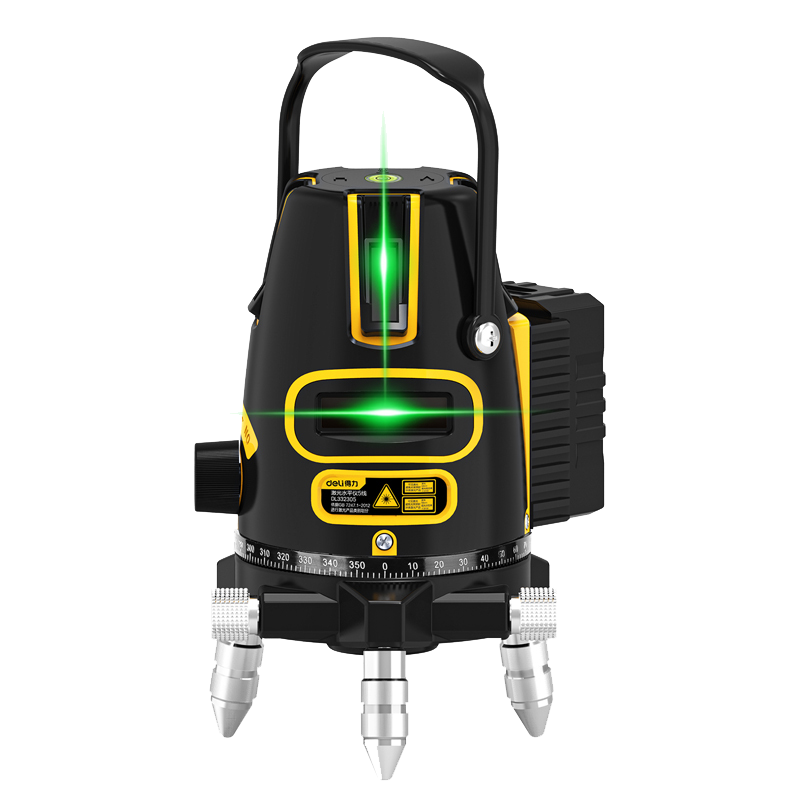 得力(deli)LD绿光水平仪激光5线红外线水平仪强光投线仪量房装修 DL332305 单位/台