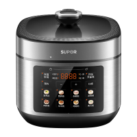苏泊尔(SUPOR)电压力锅深汤系列厚底钢釜双胆5升智能上蒸下煮电高压锅0涂层钢胆多功能电饭锅 SY-50FC5006