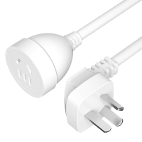 得力18345(05)插座插头_1组_5米_彩盒装 (白) 单位/个