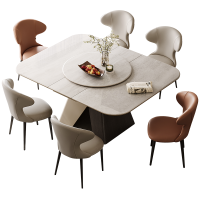 全友家居餐桌现代简约可伸缩餐厅客厅家具长方形小户型多功能餐桌椅