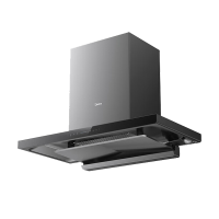 美的欧式吸油烟机25m³大吸力900Pa强静压自动清洗挥手智控CXW-140-A5