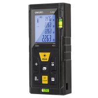 得力(deli)手持激光测距仪 红外线高精度测量仪 远距离量房仪激光尺电子尺 干电池-40M DL4168 单位/台