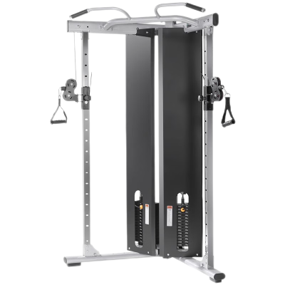 韦步FW126健身房小飞鸟综合训练器专业龙门架商用家用力量器械 基础款双组140kg精钢配重