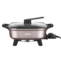 苏泊尔电火锅6.5L大容量家用多功能锅涮烤一体电热锅猛火1800W烤鱼锅火锅专用锅多用途锅 H65FK984