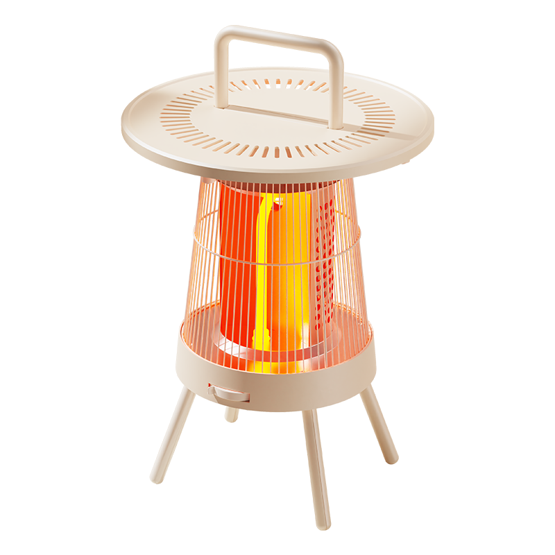 志高2025新款围炉取暖器家用烤火炉电围炉鸟笼取暖器家用小太阳电暖器