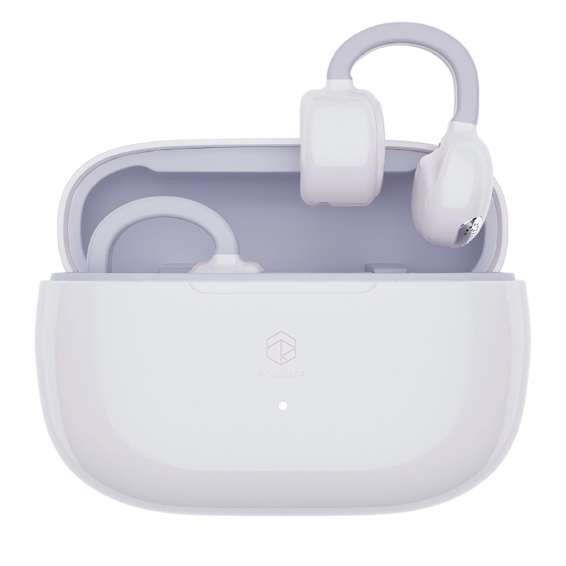 弱水时砂[2025最新款]茉莉蓝牙耳机耳夹式稳固舒适骨传导概念不入耳运动跑步开放式通话6.0