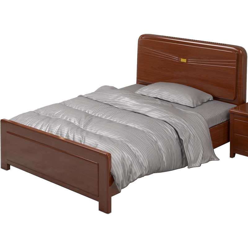 大匠杉 单人床实木床加厚 1350*2000mmDC793