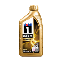 正品美孚(Mobil)1号经典表现5W-30金美SQ先进全合成机油汽车保养小金美