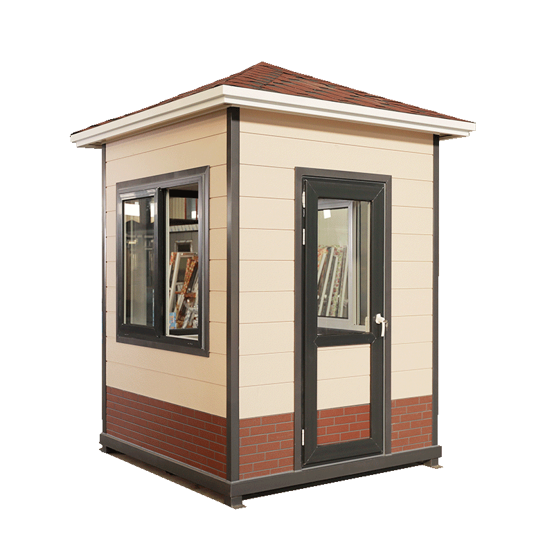 盛辉嘉业 门卫岗亭保安亭户外金属雕花板小区治安室停车场收费亭