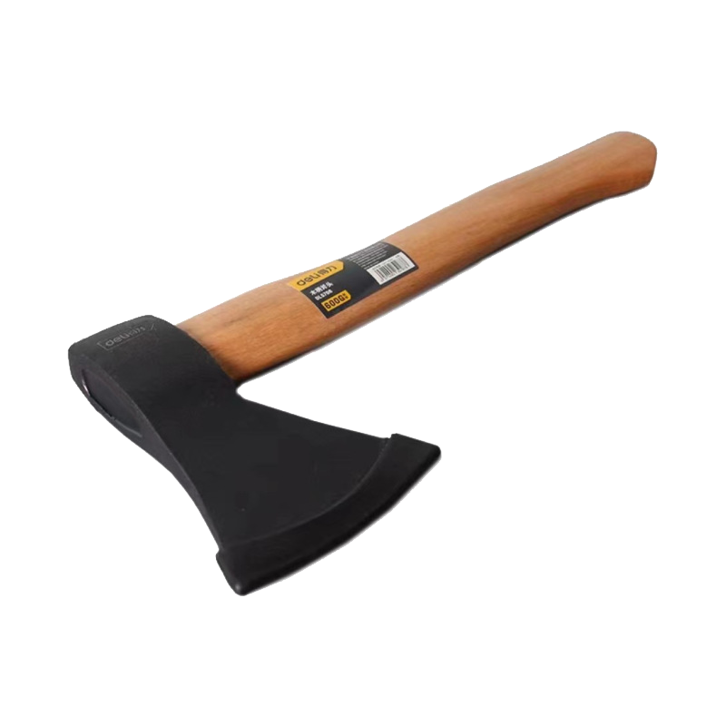 得力DL5706工业级木柄斧头 黑色 600g 单位/把
