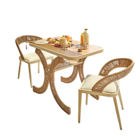 紫叶小香风阳台茶桌椅组合围炉煮茶网红休闲多功能电陶炉茶几椅子