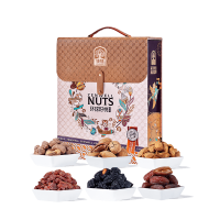 臻味-1850g环球籽悦坚果礼盒复古邮差包造型臻选7种美味果粒饱满低温烘焙