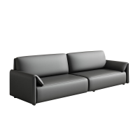 苏宁 金菲罗格 办公家具 简约接待室商务会客办公沙发 西皮单人位