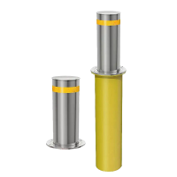 盛辉嘉业全自动升降柱不锈钢液压防冲撞路桩电动遥控地柱路障定制方案