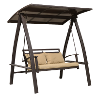 紫叶秋千椅庭院摇椅吊椅花园别墅院子室外铁艺单人阳台户外秋千