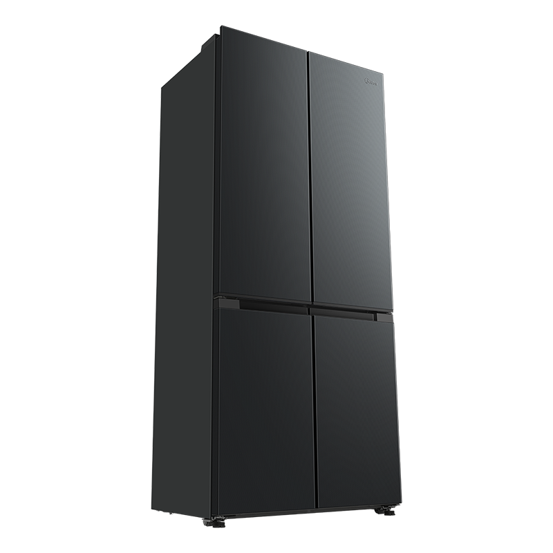 美的(Midea)家用电冰箱 一级变频风冷无霜智能大容量十字四开门60cm超薄全嵌BCD-501WSPM(Q)炭灰-浮光