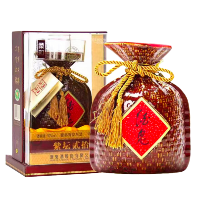 酒鬼酒 紫坛贰拾 52度 500ml 馥郁香型白酒