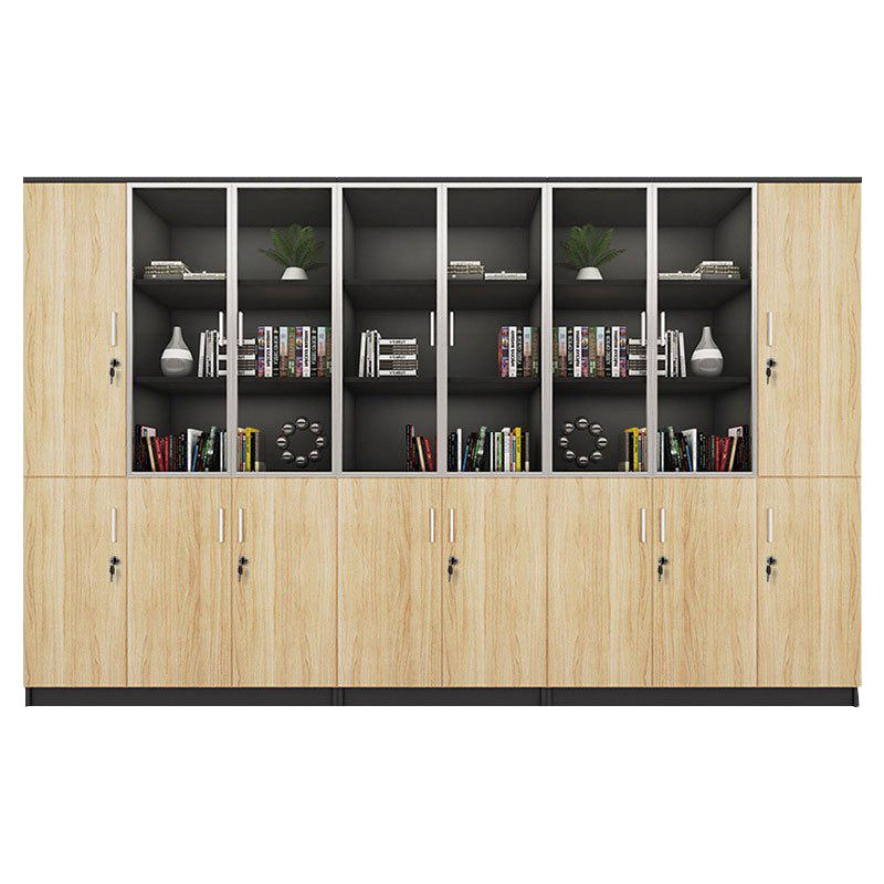 苏宁 金菲罗格 办公家具 简约办公木质储物柜收纳文件柜 两门文件柜800*400*2000