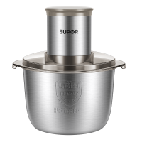 苏泊尔(SUPOR)绞肉机家用 绞馅机 碎肉机 电动多功能料理搅拌打肉饺子肉馅蒜蓉机全钢 JRT06-G200