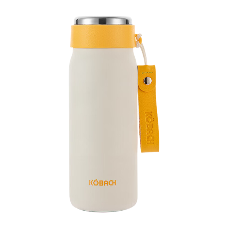 康巴赫保温杯500ml密封防漏户外便携淡奶白KH-B50B10