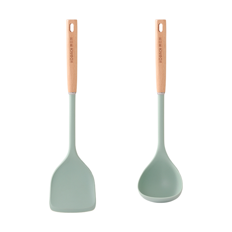 康巴赫锅铲两件套隔热防烫不易断裂坚固耐用握感舒适KSC-T02
