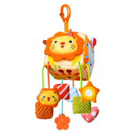 婴儿床摇铃床铃支架车载悬吊挂玩具可旋转防斜视推车围栏安抚装饰