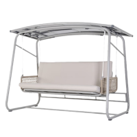 紫叶秋千床户外双人吊椅室外庭院三人摇椅室内吊床休闲摇床