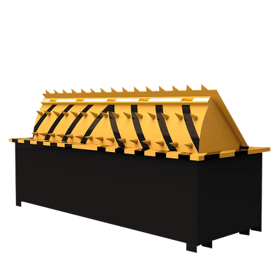 盛辉嘉业 全自动液压翻板路障机电动升降带刺道路设施防撞阻车器定制方案