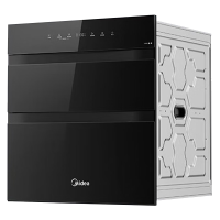 美的(Midea)消毒柜150B05嵌入式家用150L大容量三层母婴紫外线光波婴儿奶瓶灭菌舱离子净化二星级消毒