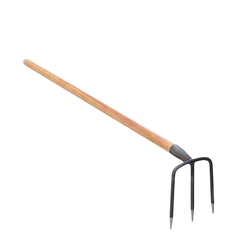 铁洋 耙 三齿耙 大款3齿耙 带柄1.2m 把