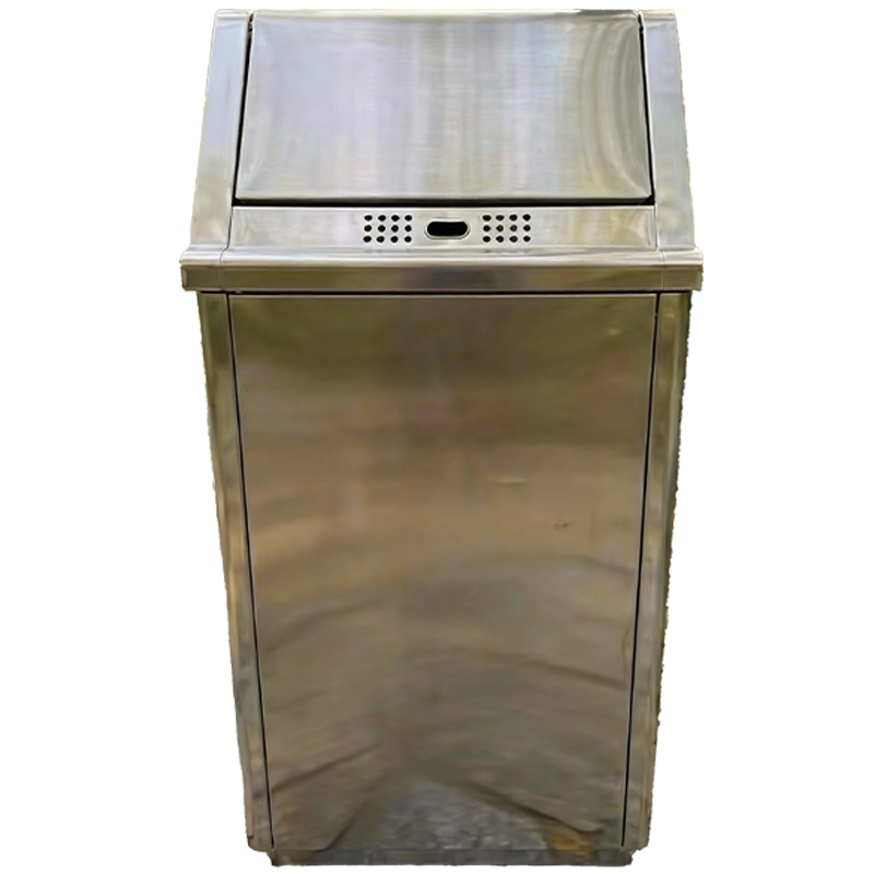 疆不凡  304不锈钢垃圾桶   300*300*760mm厚1.0   个