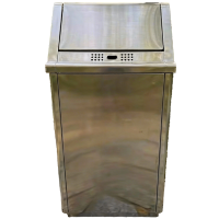 疆不凡  304不锈钢垃圾桶   300*300*760mm厚1.0   个