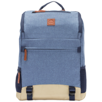 DELSEY 防水双肩电脑包 14.1英寸 00001560002 轻便折叠蓝色帆布耐用时尚