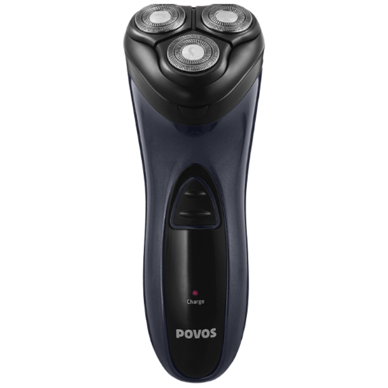 三刀头旋转剃须刀PQ8605全身水洗低电量提醒无尽黑45分钟长效续航