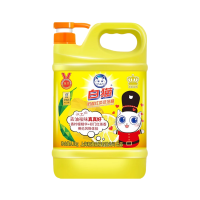 白猫柠檬红茶洗洁精1.5kg果蔬餐具高效去油腥A类食品温和护手可洗蔬果