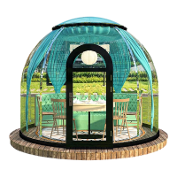 盛辉嘉业 星空房户外酒店阳光房温室花棚简易暖棚家用保暖推拉大篷定制